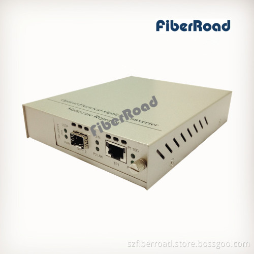 10g Media Converter Ethernet RJ45 to SFP+ Rack-Mount Standalone